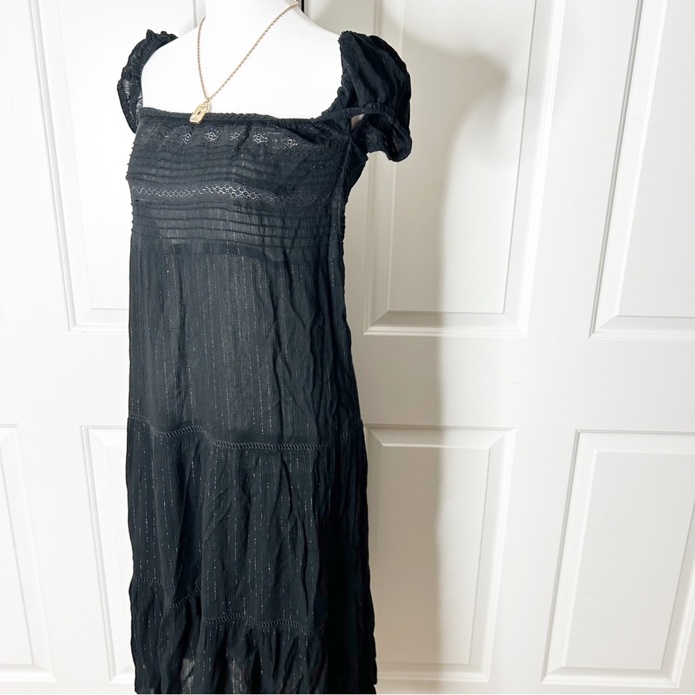 NWT auguste isabella day dress black lure (6) - Picture 5 of 7
